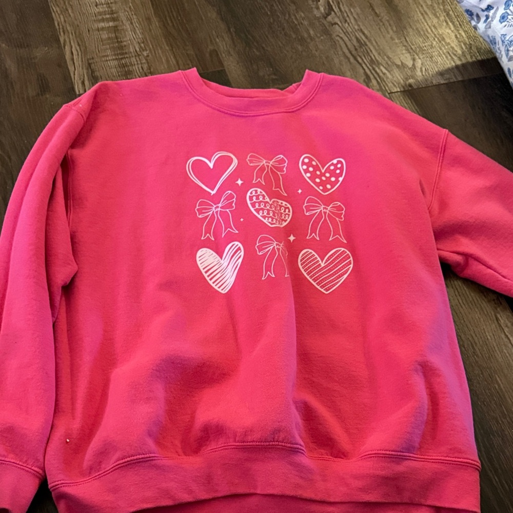 Womens Gildan Valentines sweatshirt